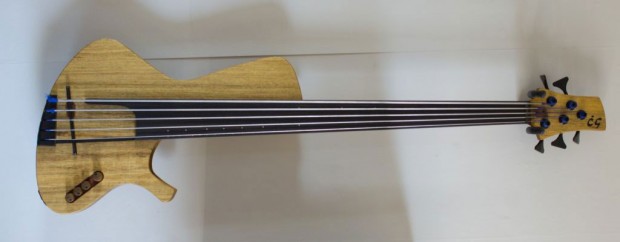 Bass of the Week: CG Lutherie Sequel 5-String Hollow Body Fretless