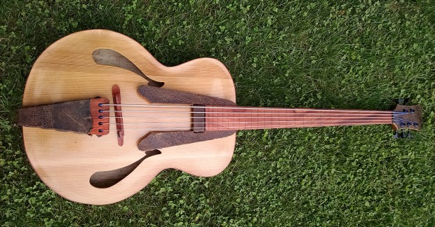 Bass of the Week: Whitt Guitars 5-String Fretless Archtop Acoustic Bass