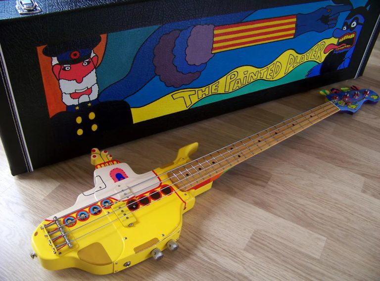 Bass of the Week: The Painted Player Yellow Submarine Bass
