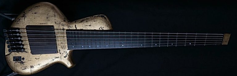 Bass of the Week: CG Lutherie Gold Leaf Ubiq