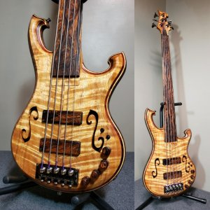 Bass of the Week: Barlow Guitars Falcon II Fretless Five-String