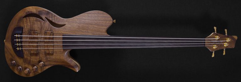 Bass of the Week: Overwater Basses Hollowbody Carved Top