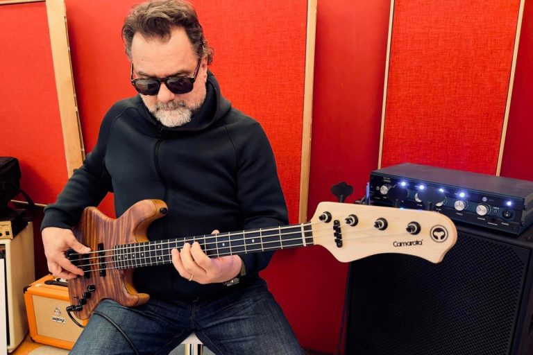 Bass of the Week: Camarota Instruments Vinta “Tiger Koi” Bass
