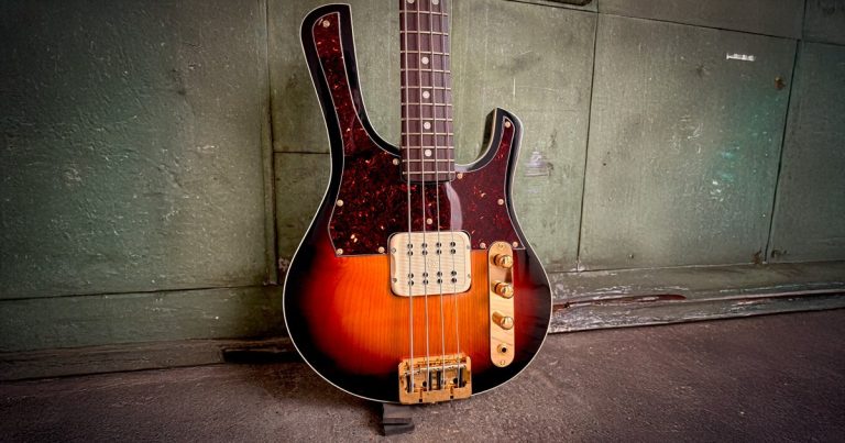 “A Working Man’s Bass With Traditional Heart and Soul”: Chris Seldon’s Scout 434 with Burst Finish and Gordo Pickup