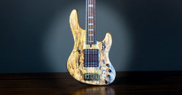 Bass of the Week: Adal Guitars Shows Off Craftsmanship and Character in a Custom Spalted Maple 5-String