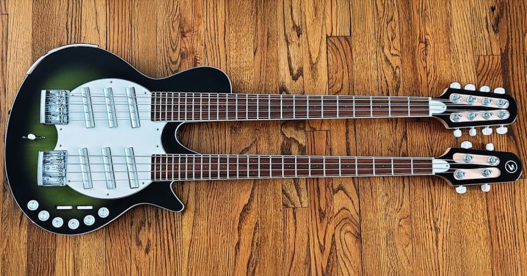 Inside the Stambaugh Designs Duo Switcho: A Double-Neck 8-String/4-String Bass With Retro Roots