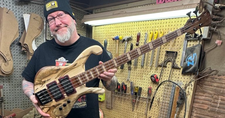 Bass of the Week: A Lacewood-Laced Masterpiece from Beardly Customs