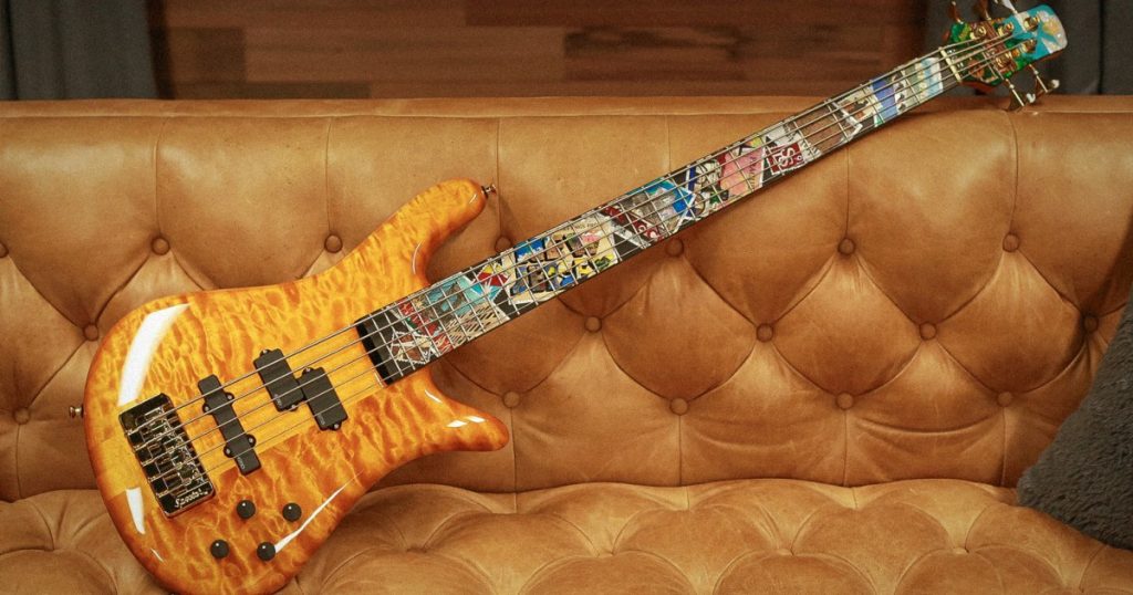 Bass of the Week: Spector’s One-of-One 50th Anniversary Bass Stuns with Full-Fingerboard Inlay