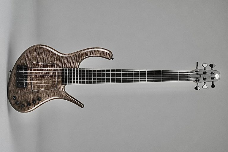 Bass of the Week: Aron Bach’s Stunning Austrian Curly Maple DCH34-6